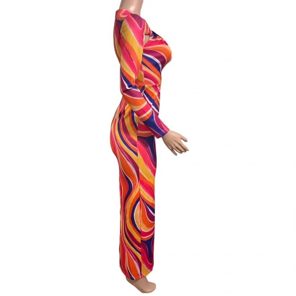 YAURA Women’s Ekua Dress in Kaleidoscope Print